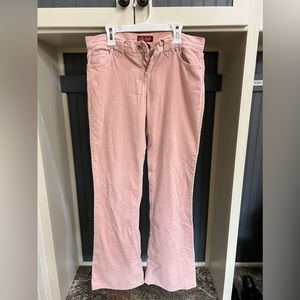 Women’s pink bootcut jeans